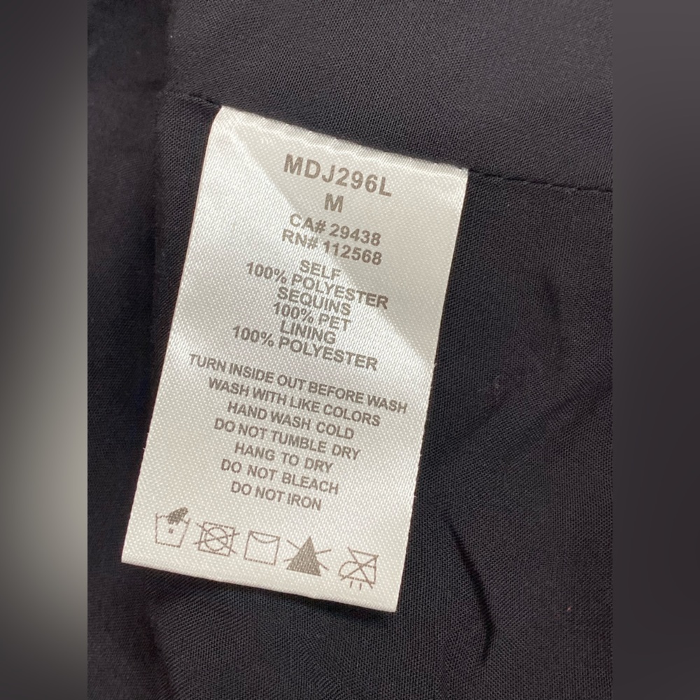 MISS ME black sequence waterfall blazer 🖤 - Picture 16 of 16